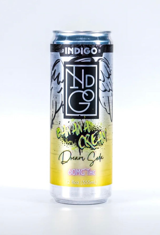 60MG THC Banana Cream Dream Soda 4-Pack