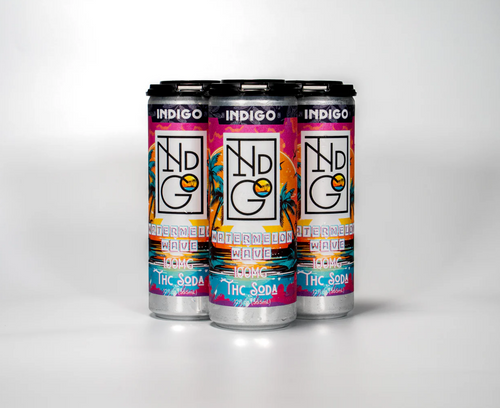 100MG THC Watermelon Wave Soda 4-Pack
