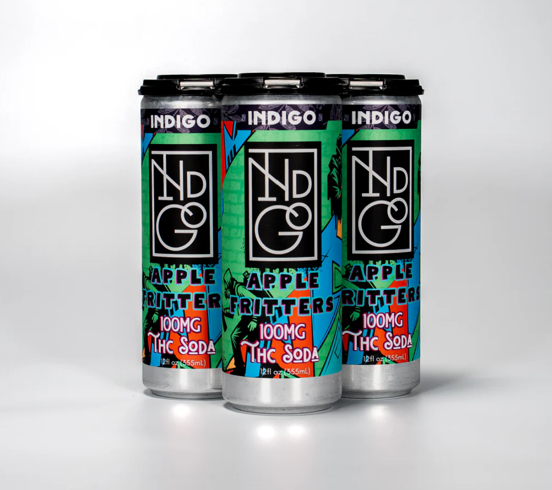 100MG THC Apple Fritter Soda 4-Pack