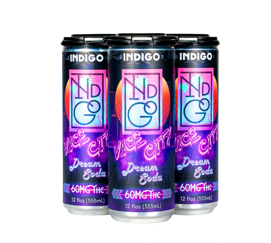 60MG THC Vice City Dream Soda 4-Pack